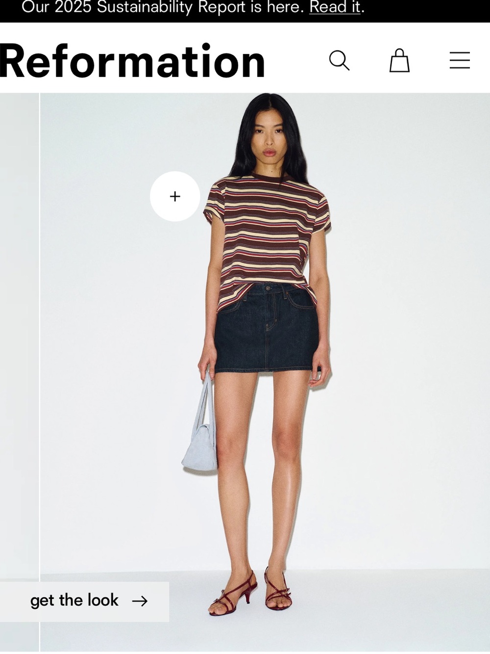 Reformation Jean skirt